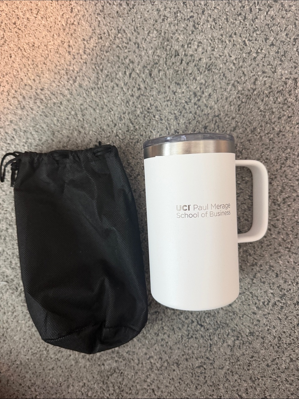 UCI Paul Merage School of Business White Travel Mug